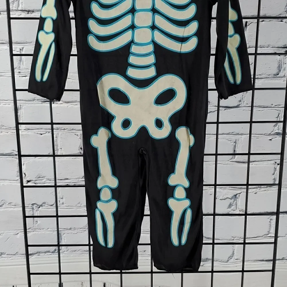 Halloween Costume Glow in the Dark Skeleton Size 3-4T